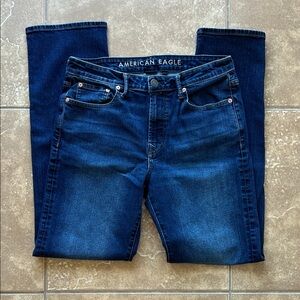 American Eagle Outfitters Dark Blue Airflex Jeans - 32x34